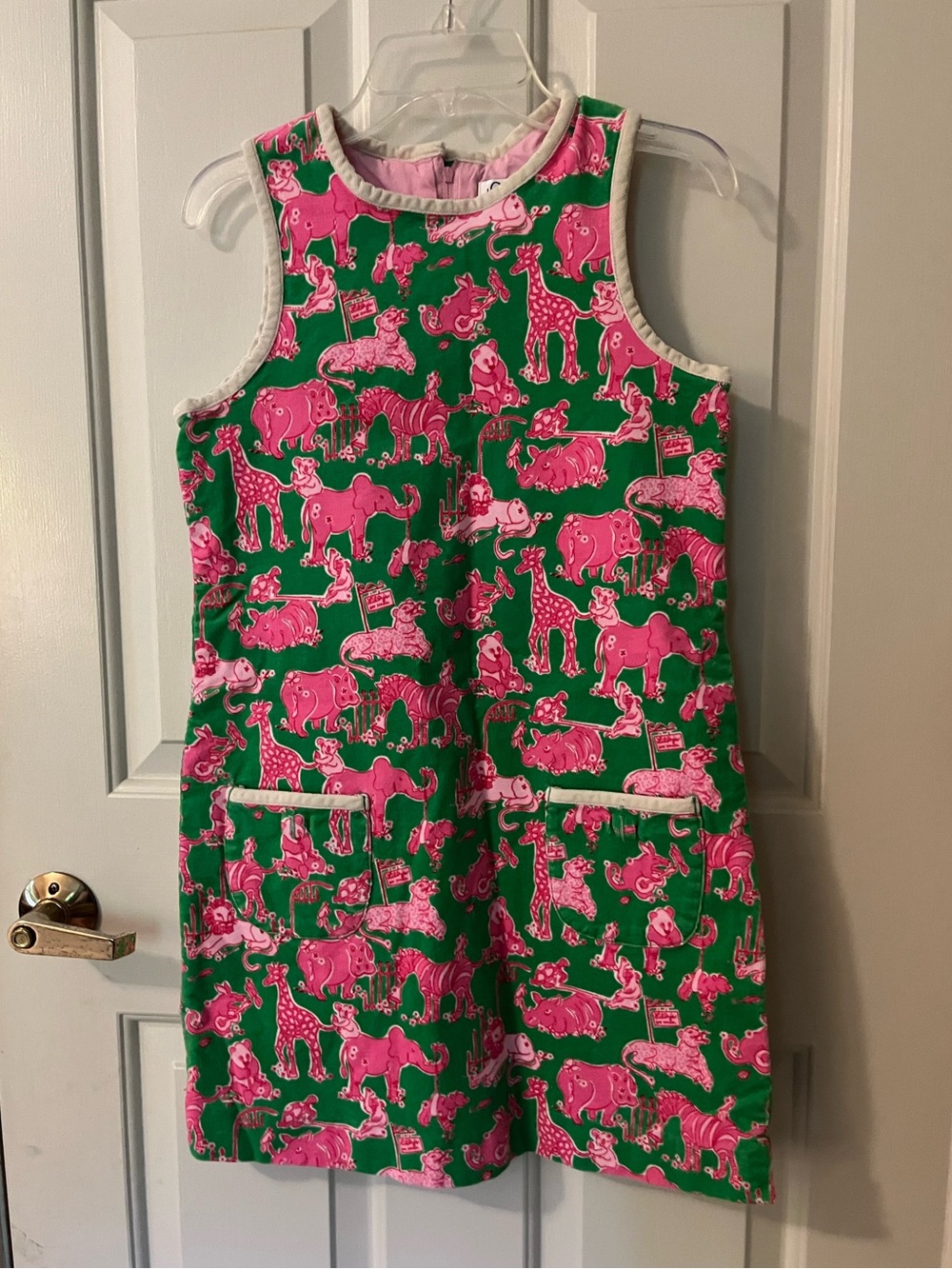 Vintage Lilly Pulitzer Girls Corduroy Dress